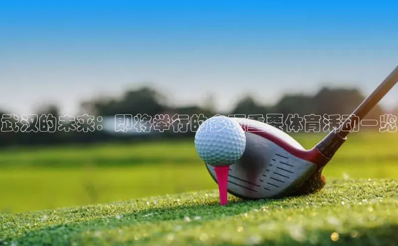 武汉的未来：即将举行的多项重要体育活动一览